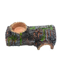 Bark Hide Reptile Hideout for Lizards and Turtles