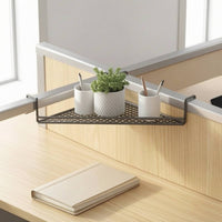 Hanging Desk Organizer Adjustable Desktop Storage Basket Heavy-Duty for Cubicle