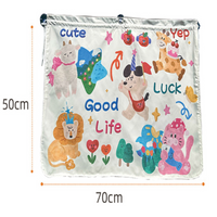 Car Window Shade, Sun Protection Sun Shield, Privacy Cover, Cartoon Pattern, Infant, Universal Fit, Easy to Install