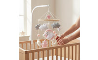 Felt Swan Mobile Handmade Swan Crib Mobile Nursery Decor for Infants, Babies