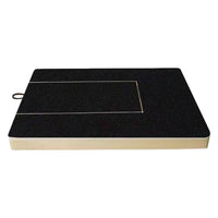 Dog Nail Scratching Pad Solid Wood Construction Dog Scratch Pad with Treat Drawer Mental Nail Filing Board with Treat Drawer