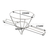 WHYT Commercial Fryer Oil Filter, Maple Syrup Filter, Beeswax Filter, Stainless Steel