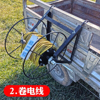 Hand-Crank Multi-Function Reel for Cables, Ropes, and Hoses