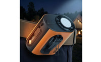 Waist Fan Hands-Unrestricted Belt Clip Fan Rechargeable for Outdoor, Travel