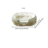 Pet Bed, Cozy Dog & Cat Bed, Plush, Calming, Washable