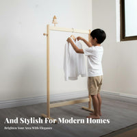 standallittle onestanding children'ss' Clothes Rail Fosters Independence Clothing Rack for Educators