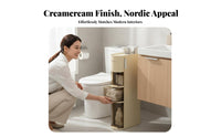 Slim Narrow Space Cabinet Waterproof Narrow Rolling Storage Unitary Space-Saving