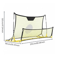 Indoor Outdoor Use Portable Football Rebound Net Folding Soccer Rebounder for Backyard