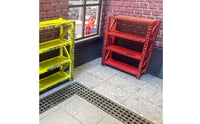 1/64 Garage Shelf Highly Detailed Repair Shop Display Shelf Resin Material Auto Repair Workshop Display