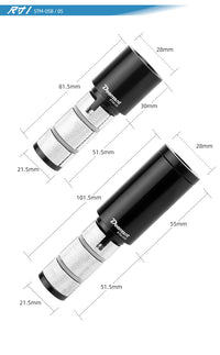 自行车隐藏式把立增高器适用28.6MM前叉龙头延长车把加高抬升头管