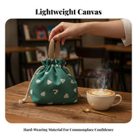 Small Canvas Tote Japanese and aesthetic meal tote adaptable for informal outdoor activityings, School