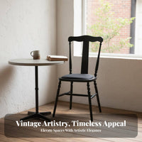 Spindle Rear Wooden Chair Natural Simplicity Design Design Character Spindle Frame Chair Vintage Design Traditional Styling