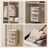 Hanging Travel Storage Bag Portable Organizer Sturdy for Closet, Travelers