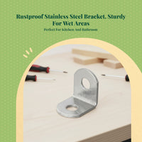 Rust-resistant stainless steel bracket