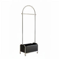 Rolling Clothes Organizer Mobile Design Rolling Valet with Bin for Dressing Room