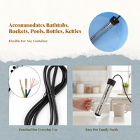 Mini heater with adjustable thermostat