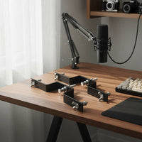 2 Pieces Photography Stand Hook Easy to Install Light Stand Adapter Bracket