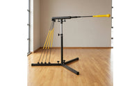 Batting with Hitting Pad Baseball Batting Training Stand Simple to Assemble to Set up Baseball Hitting Stand  Elastic Cords for Families