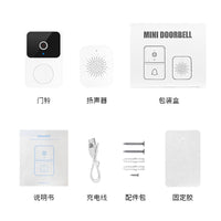 Smart Wireless Video Doorbell with Indoor Monitor, WiFi, HD Camera, Two-Way Audio