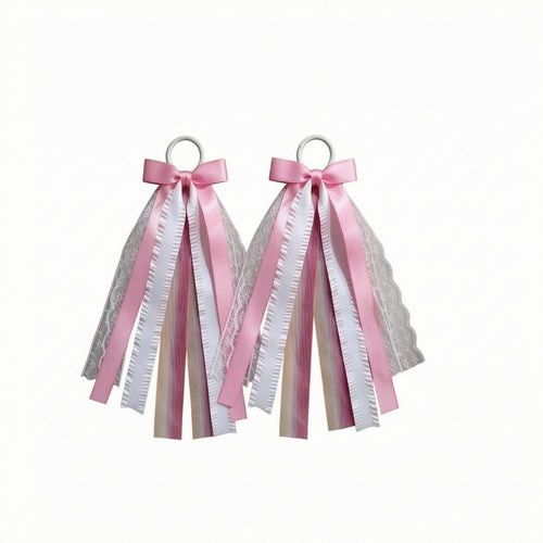 Decorative Boot Ornament Satin Bow Ribbon Boot Ornament Layered
