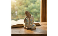Tabletop Resting Buddha Statue Decorative Sleeping Buddha Figurine Miniature Statuette Meditative for Meditation Room, Bonsai Display, Zen Garden