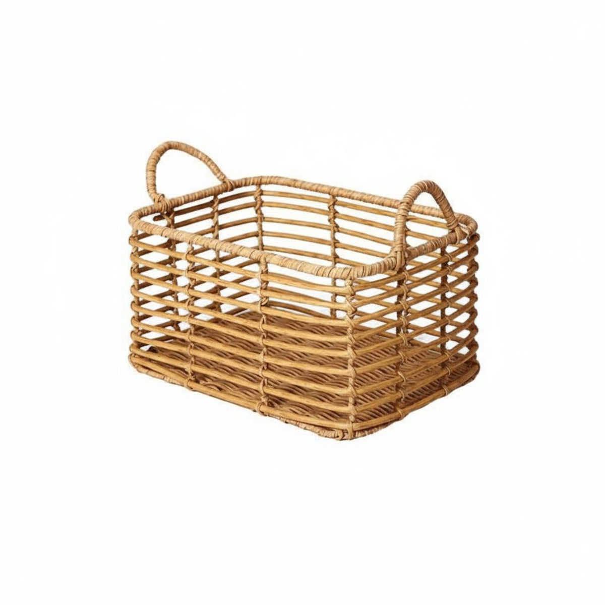 Desktop Fruit Basket Waterproof Handwoven Container Basket Look for Kitchen