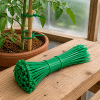 100 Pieces Self-Locking Plant Tie Flexible Hardware Long Strip