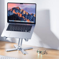 Foldable Laptop Stand Portable Computer Accessory Sturdy Metal