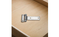 Heavy-Duty T-Hinge Pre-Drilled T-Strap Hinge Metal Tee Hinges Rust-Resistant for Trailers, Trucks, Utility Boxes, Cabinets