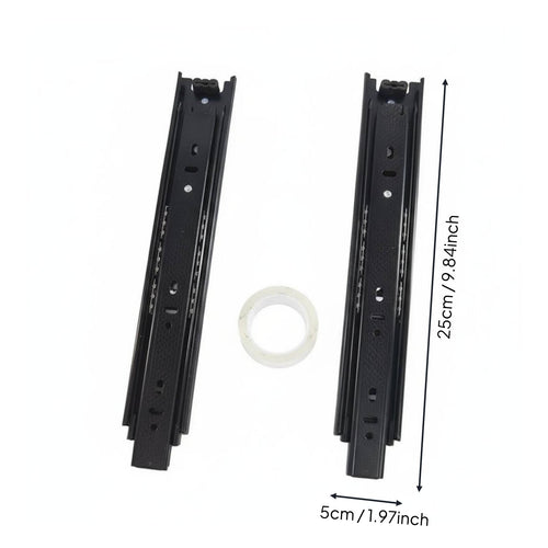 2 Pieces Cross-Stitch Frame Slide Rail Effortless Sliding Crafting Hardware