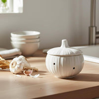 Ceramic Garlic Keeper Humidity Resistant Garlic Keeper Easy to Clean for Kitchen