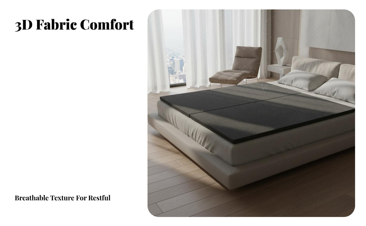 Firms up Soft Mattresses Foldable Bed Board Easy Assembly Foldable Bunkie Board Heavy Duty Mattress Support Installationzero-Assembly for Seniors, Guest Room Hosts, Homeowners, Home