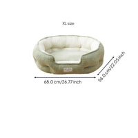 Pet Bed, Cozy Dog & Cat Bed, Plush, Calming, Washable