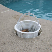 Basket with Handle Slotted Design Automatic Cleaner Basket Mesh Construction