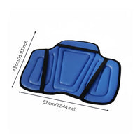 High Rebound Touring Motorcycle Seat Pad Anti-Slip Motorcycle Seat Cushion Easy to Clean for Motorcyclists, Travel