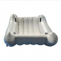 Inflatable Kids Sofa Ribbed Seat PVC Lounge Sofa Segmented Construction Seating