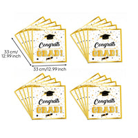 Graduation Party Napkins Printed Graduation Party Napkin Food Safe for Graduates
