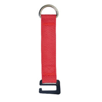 Woven Strapping Hook Strap Metal Loop Training Hook Strap Adjustable Hanging Workout Straps Portable