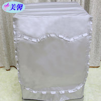 Silver-Coated Oxford Fabric Washing Machine Cover for Front Loaders, Waterproof, Sunproof, Dustproof
