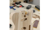 Paintable T-Style Design Guitar Body Wooden Instrument Parts for Repair