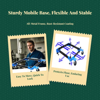 Heavy-Duty Adjustable Mobile Base Stand for Tools