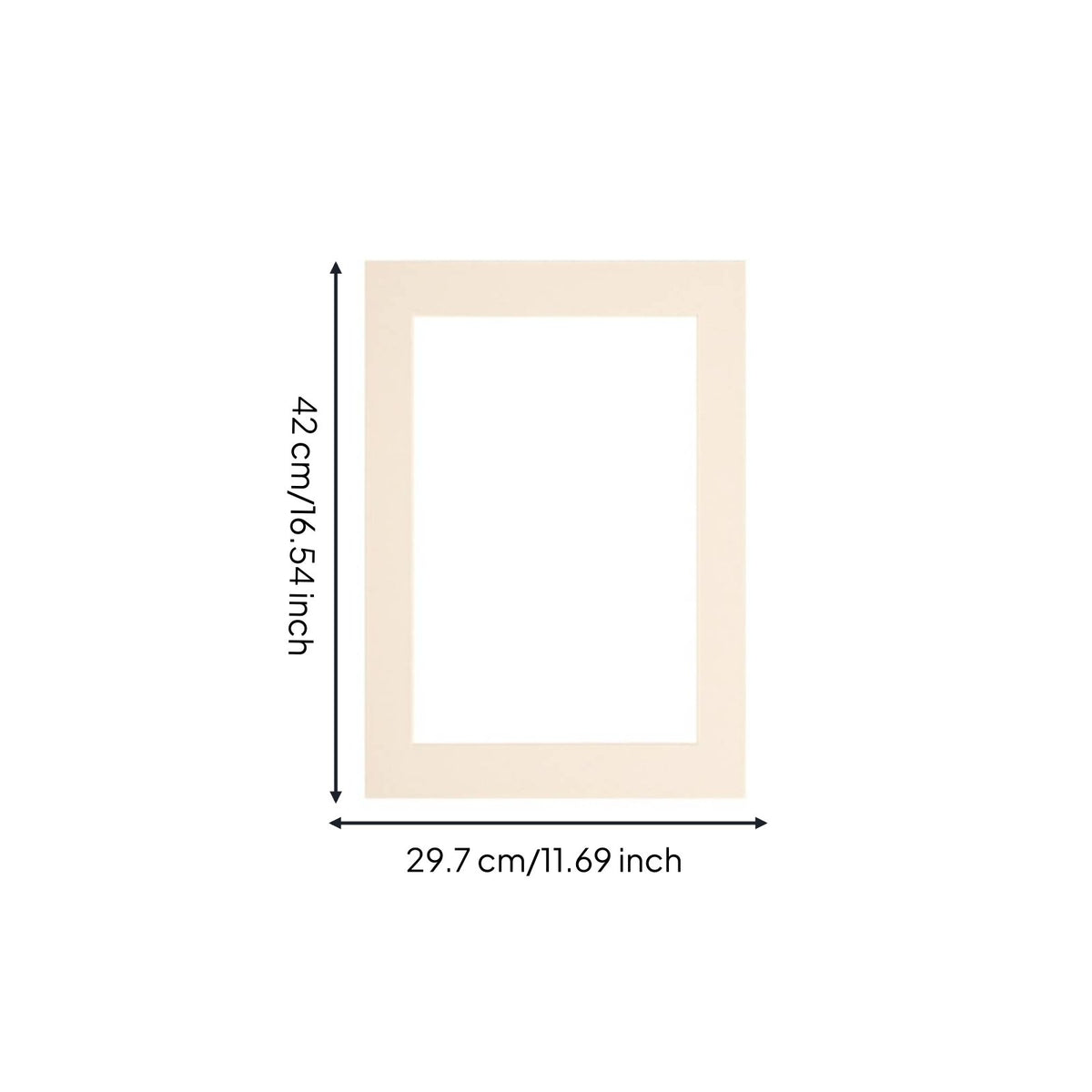 White Photo Mat Board Multiple Sizes Available Photo Frame Mat Premium Quality