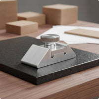 Aluminum Sanding Holder Compact and Portable Sanding Sheet Holder Stable Support Hand Sander for Model Makers, DIY Hobbyists