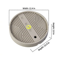 Flower Pot Stand with Swivel Casters, Resin Roller Tray and Plant Saucers with Water Reservoir, Heavy Duty Pot Stand for Indoor Garden