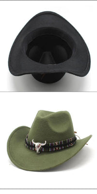 men and womens hat western cowboy jazz sun hat 西部牛仔帽