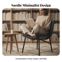 Wood Frame Armchair Nordic Design Lounge Chair Minimalist design Single Seater for Homeowners, Interior Decorators, Living Room