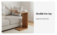 C-Shaped Couch Table Multi-Functional C-Shaped Snack Table Multifunctional
