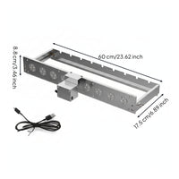 Built-in Motor Rotating Barbecue Grill Rack Silver Metal Finish Motorized Skewer Rack Easy to Clean Automatic Skewer Turner Rust-Resistant