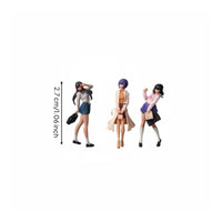 1:64 Girl Figures High-Intricacy Scene Display Dolls Display Ready