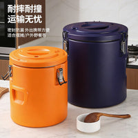 Sealed Stainless Steel Insulated Bucket with Handle